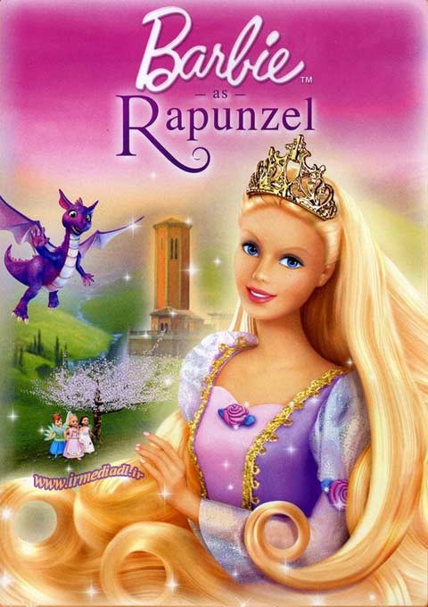 کارتون Barbie as Rapunzel 2002